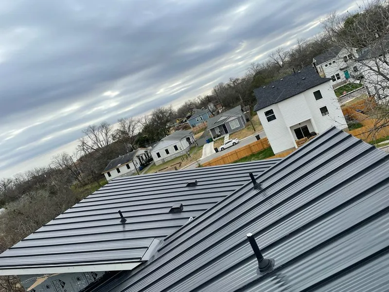Standing seam metal roof panels with vents for Skylight Repair in Helena Valley West Central